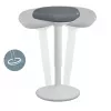 Cadeira de escritório Leitz 65450085 assento acolchoado cinzento estrutura de plástico