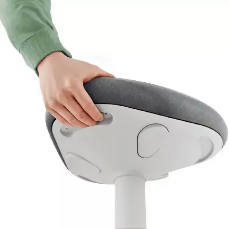 Cadeira de escritório Leitz 65450085 assento acolchoado cinzento estrutura de plástico