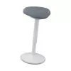 Cadeira de escritório Leitz 65450085 assento acolchoado cinzento estrutura de plástico
