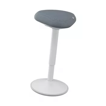 Cadeira de escritório Leitz 65450085 assento acolchoado cinzento estrutura de plástico
