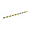 Fita plana de plástico Durable S10 1000mm preto amarelo 40mm