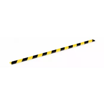 Fita plana de plástico Durable S10 1000mm preto amarelo 40mm