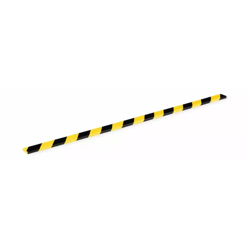 Fita plana de plástico Durable S10 1000mm preto amarelo 40mm