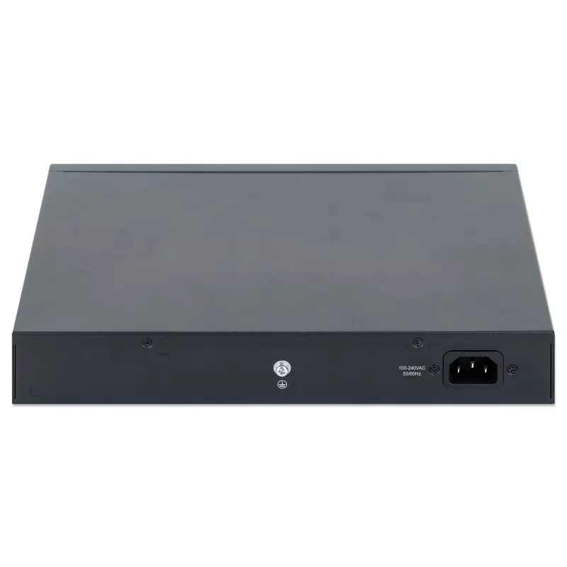 Switch Intellinet 10 portas L2+ totalmente gerido PoE++ com 8 portas Gigabit Ethernet e 2 uplinks SFP