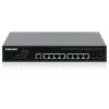 Switch Intellinet 10 portas L2+ totalmente gerido PoE++ com 8 portas Gigabit Ethernet e 2 uplinks SFP