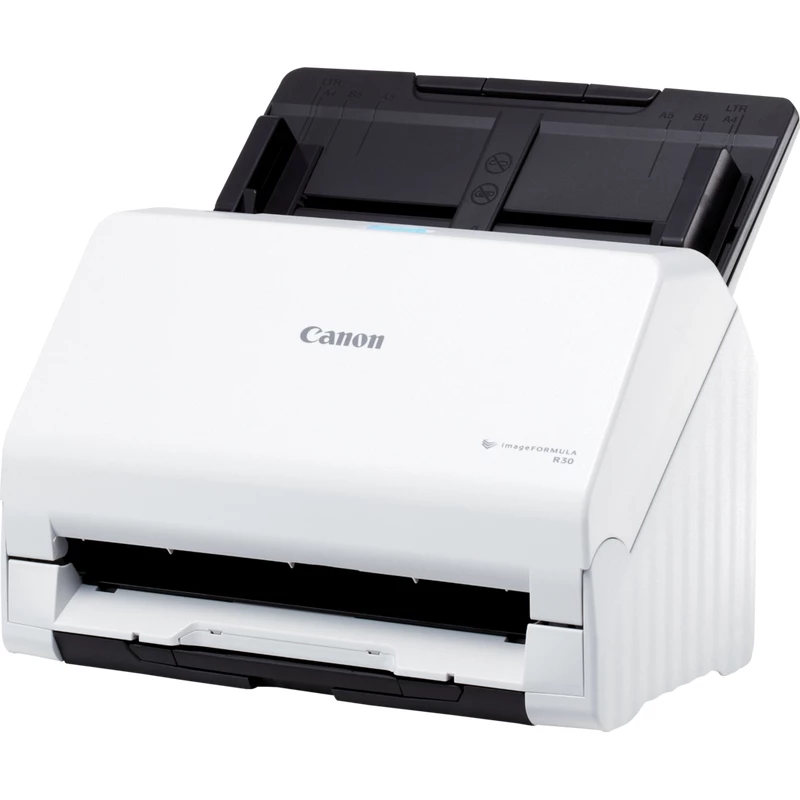 Canon imageFORMULA R30 6051C003 scanner de documentos, CIS, frente e verso, A4, 600 dpi, 25 ppm, ADF de 60 folhas, USB 2.0, sem controladores