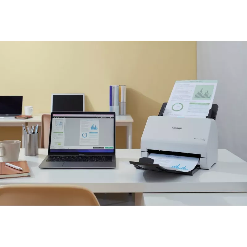 Canon imageFORMULA R30 6051C003 scanner de documentos, CIS, frente e verso, A4, 600 dpi, 25 ppm, ADF de 60 folhas, USB 2.0, sem controladores