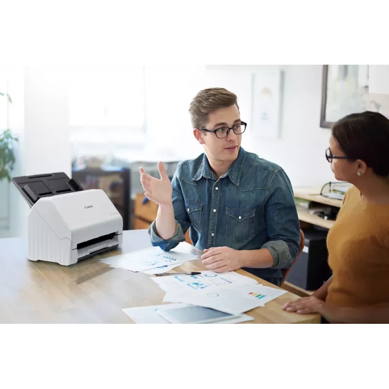Canon imageFORMULA R30 6051C003 scanner de documentos, CIS, frente e verso, A4, 600 dpi, 25 ppm, ADF de 60 folhas, USB 2.0, sem controladores