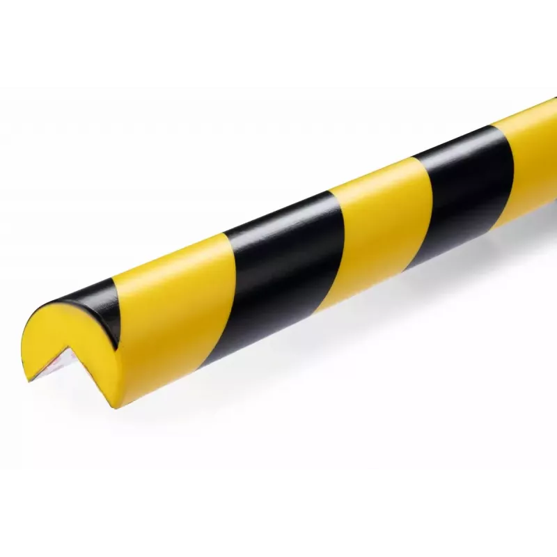 Durable C25R produto de poliuretano preto amarelo arredondado 1000 mm