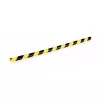 Durable C25R produto de poliuretano preto amarelo arredondado 1000 mm