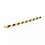 Durable C25R produto de poliuretano preto amarelo arredondado 1000 mm