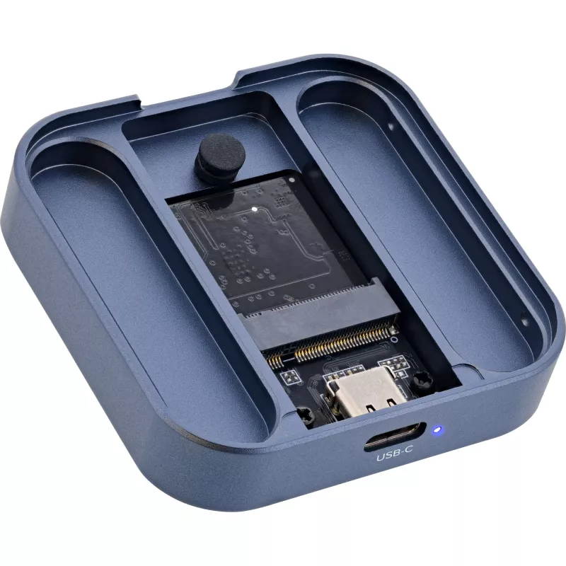 InLine Clip Case - Caixa magnética USB-C para SSD SATA III e NVMe M.2