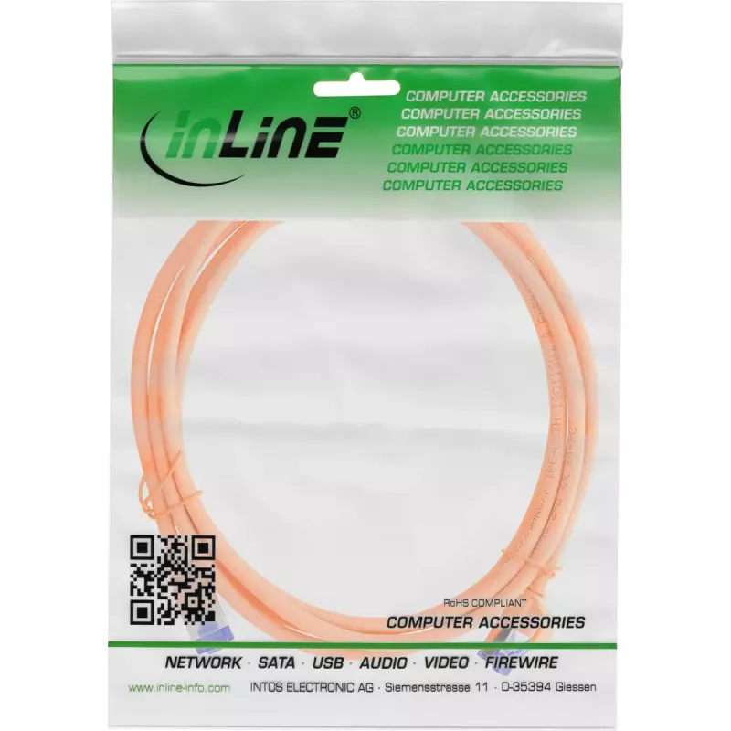 InLine 74902O cabo de rede laranja 2 m Cat6a S/FTP (S-STP)