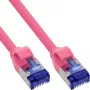 Cabo de rede InLine 74920M magenta 20 m Cat6a S/FTP (S-STP)