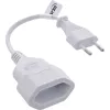 Cabo de alimentação InLine 16680W branco 0,2 m CEE7/16