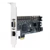Placa de expansão ASUS IPMI EXPANSION CARD‑SI PCIe com RJ‑45 e VGA, preto/prateado