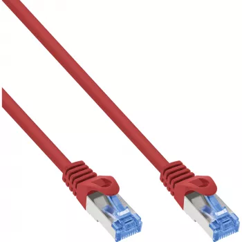 Cabo de rede InLine 72600R vermelho 10 m Cat6a S/FTP (S-STP)