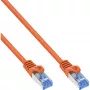 Cabo de rede InLine 72600O laranja 10 m Cat6a S/FTP (S-STP)