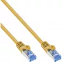 Cabo de rede InLine 72603Y amarelo 3 m Cat6a S/FTP (S-STP)