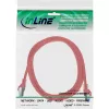 Cabo de rede InLine 72601R vermelho 1 m Cat6a S/FTP (S-STP)