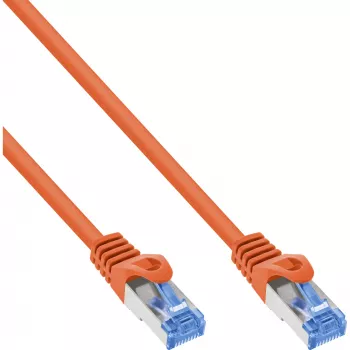 Cabo de rede InLine 72633O laranja 0,3 m Cat6a S/FTP (S-STP)