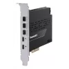 Placa de interface ASUS ThunderboltEX 5 — PCIe 4.0, Intel JHL9580, Mini DisplayPort, USB 2.0, 120 Gbit/s