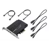 Placa de interface ASUS ThunderboltEX 5 — PCIe 4.0, Intel JHL9580, Mini DisplayPort, USB 2.0, 120 Gbit/s