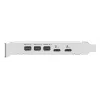 Placa de interface ASUS ThunderboltEX 5 — PCIe 4.0, Intel JHL9580, Mini DisplayPort, USB 2.0, 120 Gbit/s