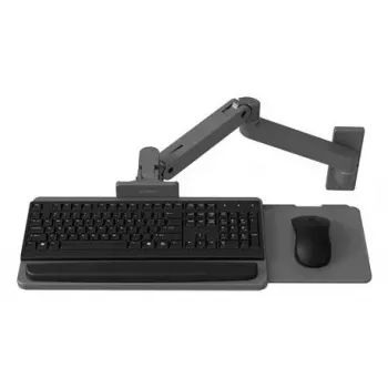 Suporte de teclado Ergotron LX Pro braço de teclado de parede cinzento-escuro peso máximo 2,3 kg