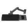 Suporte de teclado Ergotron LX Pro braço de teclado de parede cinzento-escuro peso máximo 2,3 kg