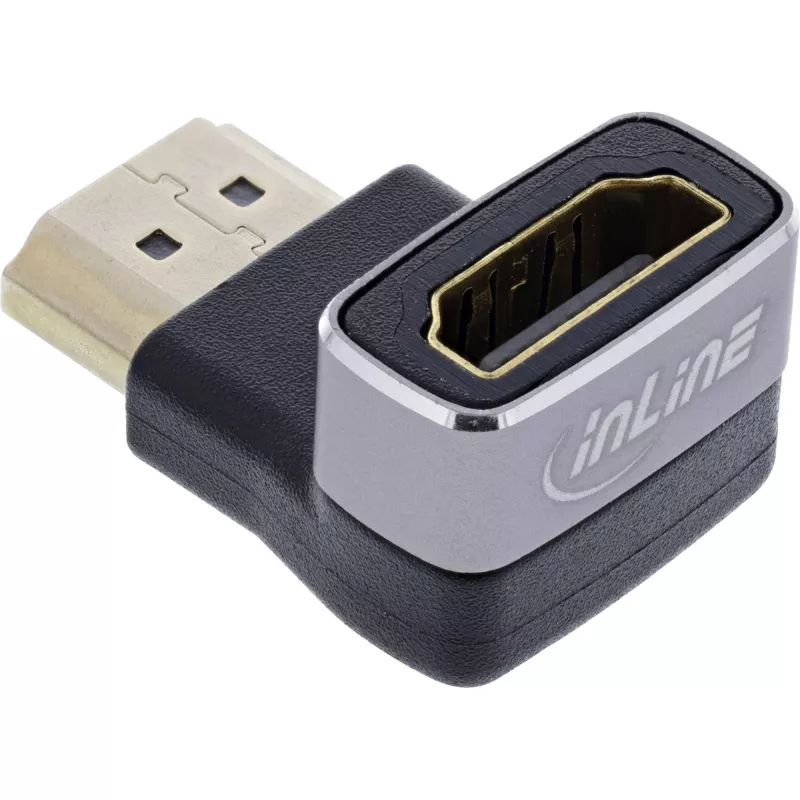Adaptador HDMI InLine 17991F HDMI A preto cinzento dourado