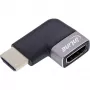 Adaptador HDMI InLine 17991E preto cinzento dourado