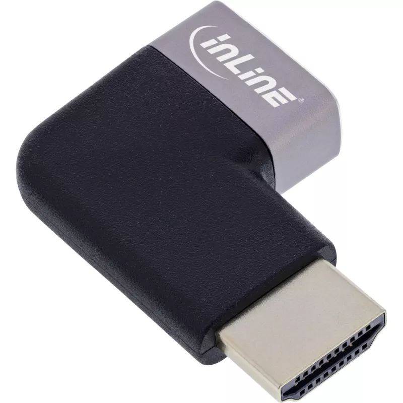 Adaptador HDMI InLine 17991E preto cinzento dourado