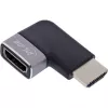 Adaptador HDMI InLine 17991D preto cinzento dourado