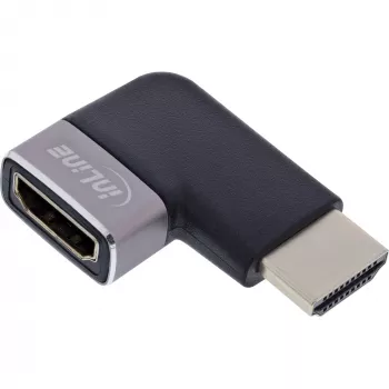 Adaptador HDMI InLine 17991D preto cinzento dourado