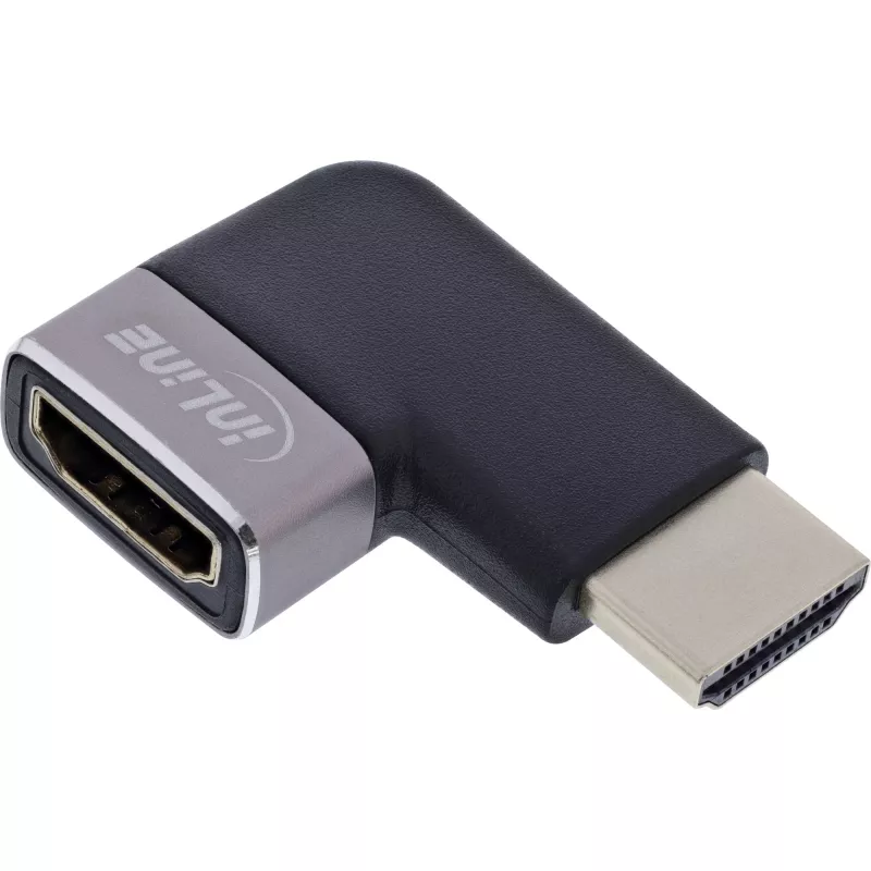 Adaptador HDMI InLine 17991D preto cinzento dourado