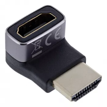 Adaptador HDMI InLine 17991G preto cinzento dourado