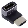 Adaptador HDMI InLine 17991G preto cinzento dourado