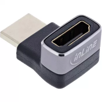 Adaptador HDMI InLine 17991G preto cinzento dourado
