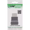 Adaptador HDMI InLine 17991G preto cinzento dourado