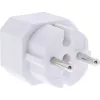 Adaptador de ficha Tipo F Tipo C Ficha Euro Branco InLine 16471D