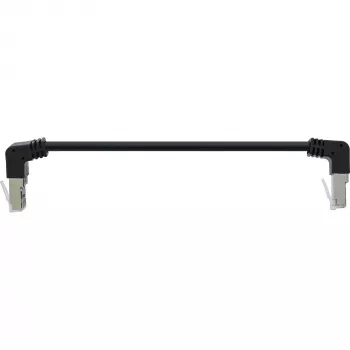 Cabo de rede InLine com curvas para cima/baixo, S/FTP (PiMf), Cat.6, 250 MHz, PVC cobre