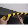 DURABLE S30R Perfil de proteção de superfícies, amarelo/preto, autoadesivo, 1 m
