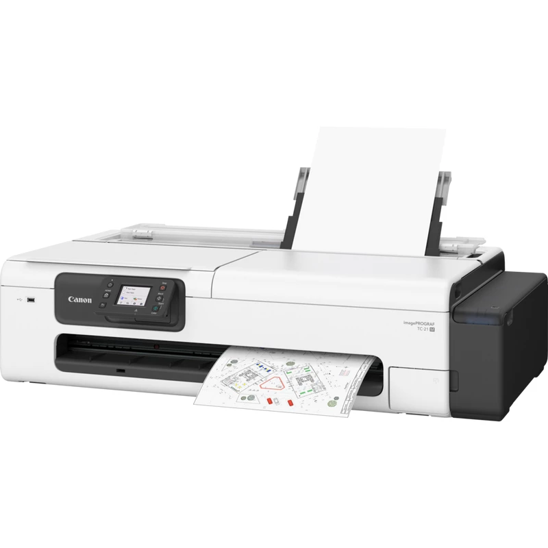 Impressora jato de tinta de grande formato Canon imagePROGRAF TC-21M — Cor, 2400 x 1200 DPI, A1, Wi‑Fi, Ethernet, 1 GB de memória