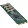 InLine 76660W Adaptador série interno M.2 macho ASIX AX99100 4 Gbit/s