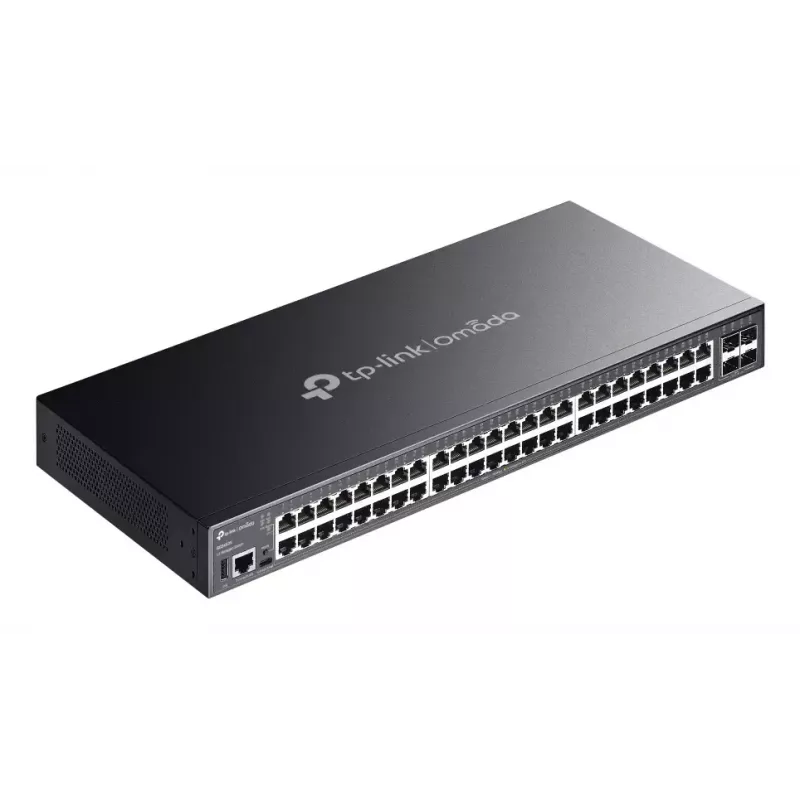 Switch de rede TP-Link Omada SG5452X Gerido L3 Gigabit Ethernet (10/100/1000) Preto