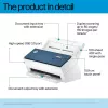Scanner de folhas HP ScanJet Enterprise Flow 9000 s1 600 x 600 DPI