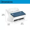 Scanner de folhas HP ScanJet Enterprise Flow 9000 s1 600 x 600 DPI