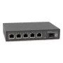 LevelOne GEP-0625 Switch de rede não gerido 2.5G Ethernet (100/1000/2500) Power over Ethernet (PoE) Preto