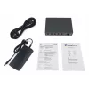 LevelOne GEP-0625 Switch de rede não gerido 2.5G Ethernet (100/1000/2500) Power over Ethernet (PoE) Preto